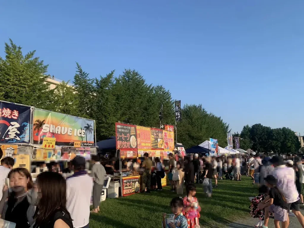 大宮駐屯地のお祭りと花火大会4 | 1名から5名以上、9人まで乗れるジャンボタクシー・ワゴンタクシーで東京・埼玉から日本全国や空港まで